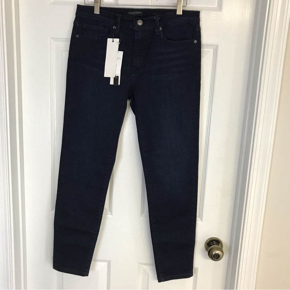Banana Republic Premium Denim jeans skinny dark wash NWT/no price tag 29/size 8